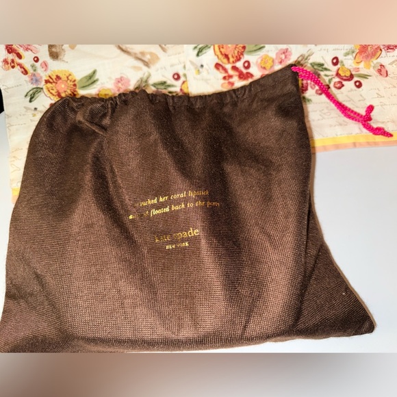 Kate Spade Newbury Lane Cammie crossbody nude purse Saffiano leather dust bag - Picture 15 of 16